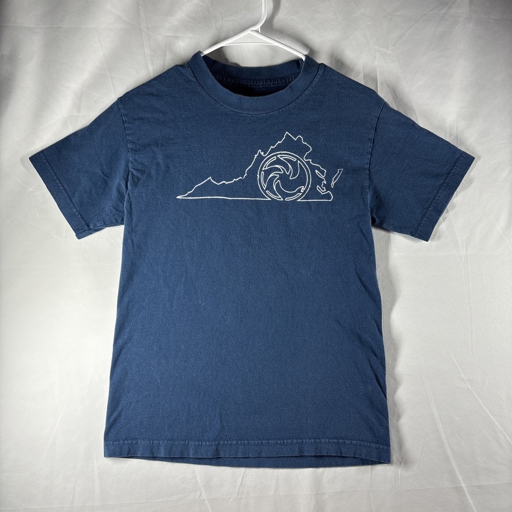 Wave Riding Vehicles (WRV) Virginia Mens Small Blue T-Shirt Surfing Casual